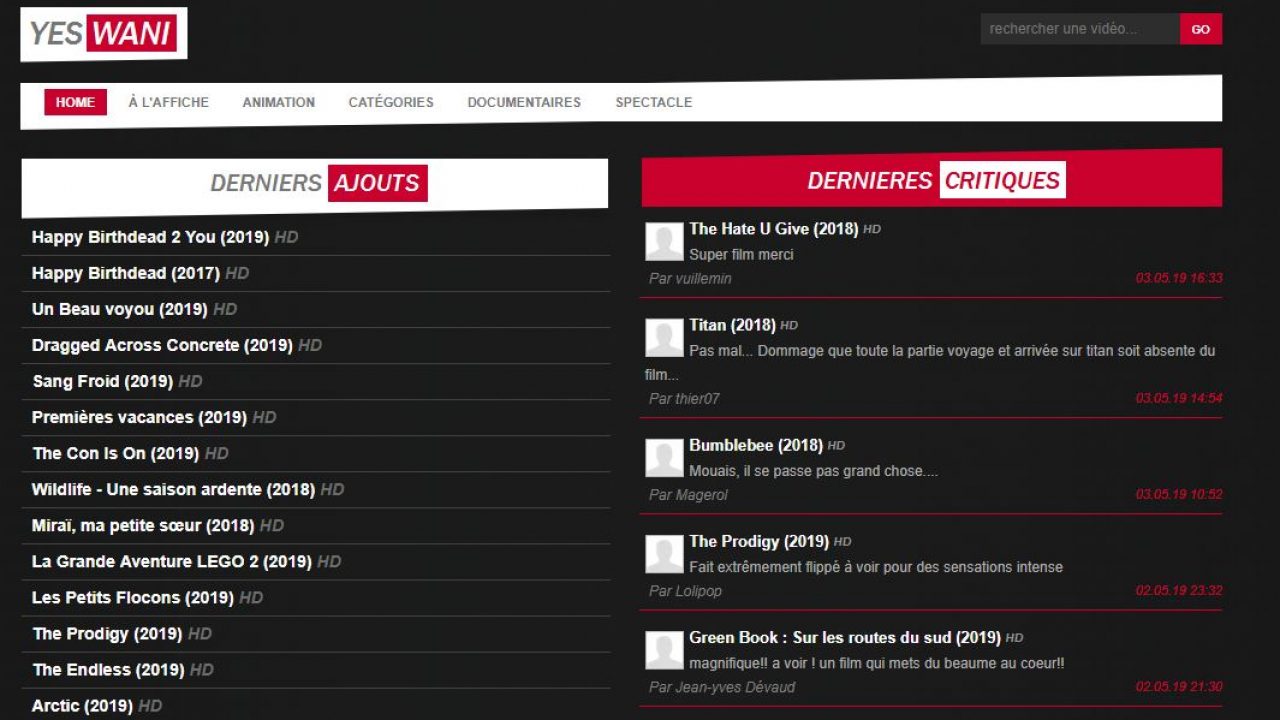 Site Yeswani streaming
